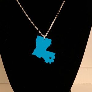 Acrylic Louisiana Pendant